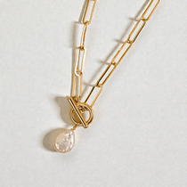 Lennon Pearl Necklace - Wander + Lust Jewelry