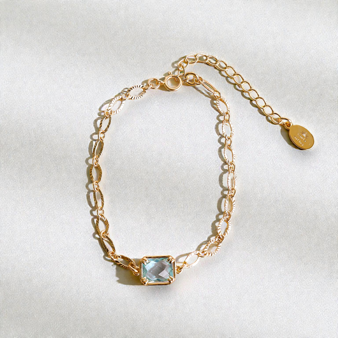 Liliana Blue Bridal Bracelet - Wander + Lust Jewelry