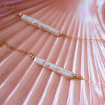 Vivienne Stick Pearl Necklace - Wander + Lust Jewelry