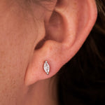 Marquise Stud Earrings - Wander + Lust Jewelry