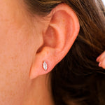 Marquise Stud Earrings - Wander + Lust Jewelry