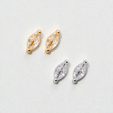 Marquise Stud Earrings - Wander + Lust Jewelry