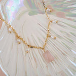 Coco Rose Quartz & Pearl Necklace - Wander + Lust Jewelry