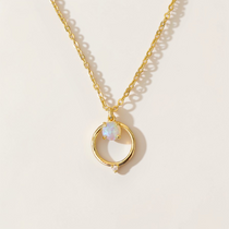 Ophelia Opal Necklace - Wander + Lust Jewelry