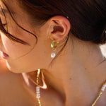 Haven Gold Pearl Hoop Earrings - Wander + Lust Jewelry