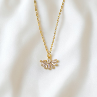 Rowan Fan Necklace - Wander + Lust Jewelry