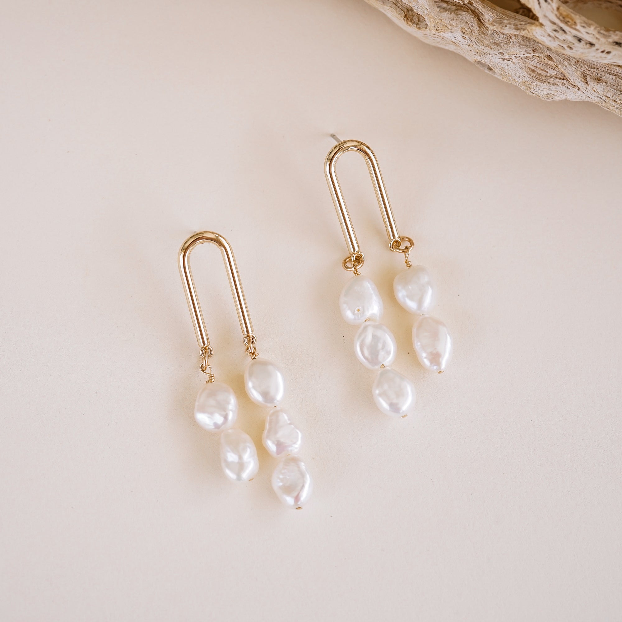 Sydney Pearl Earrings - Wander + Lust Jewelry