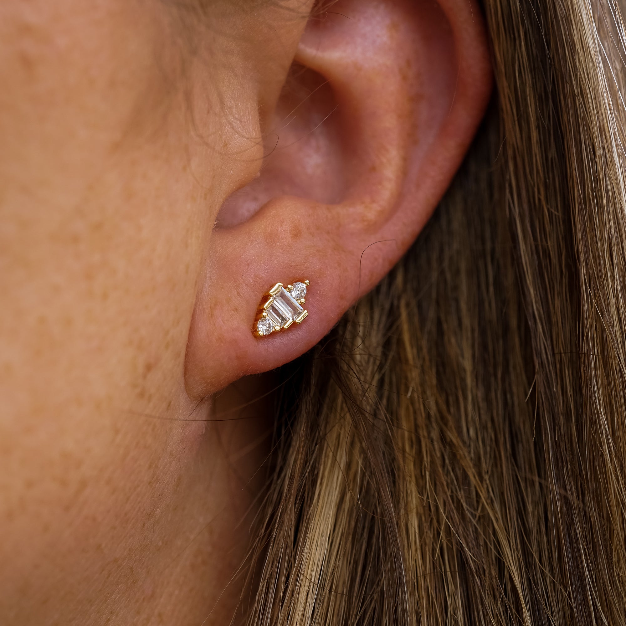 Rayna Crystal Studs - Wander + Lust Jewelry