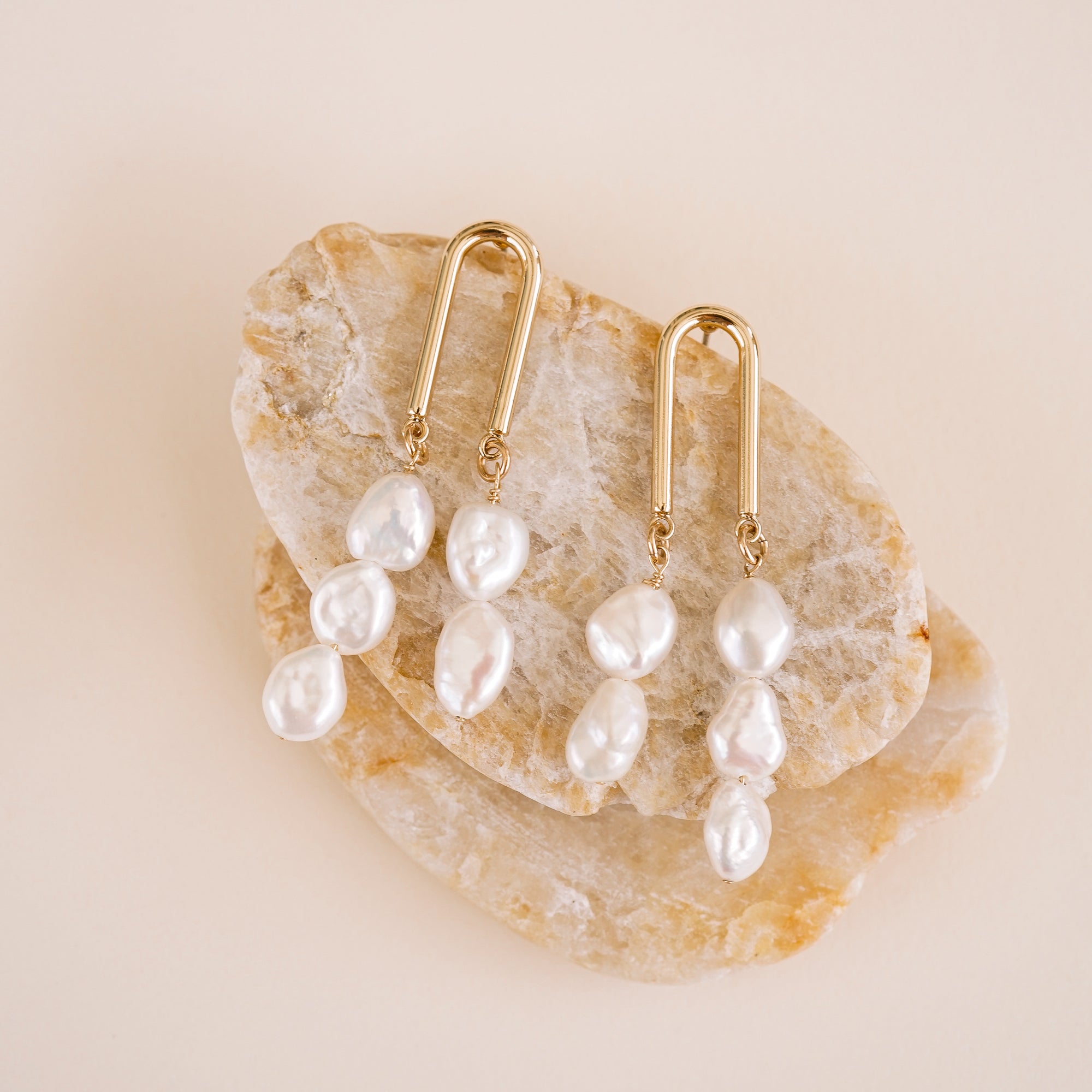 Sydney Pearl Earrings - Wander + Lust Jewelry