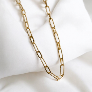 Simone Gold Paperclip Chain