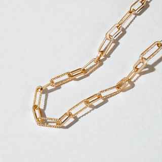 Simone Gold Paperclip Chain