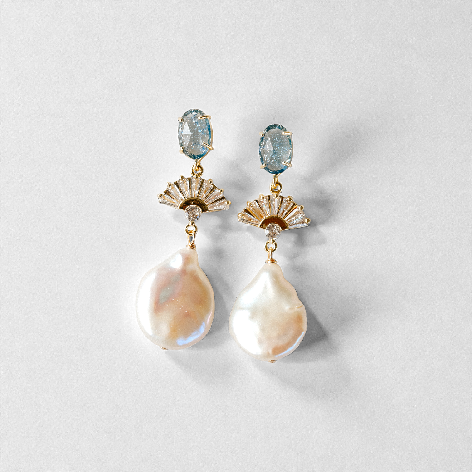 Etwas Blaues Ohrringe