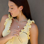 Azura Aquamarine Beaded Necklace - Wander + Lust Jewelry