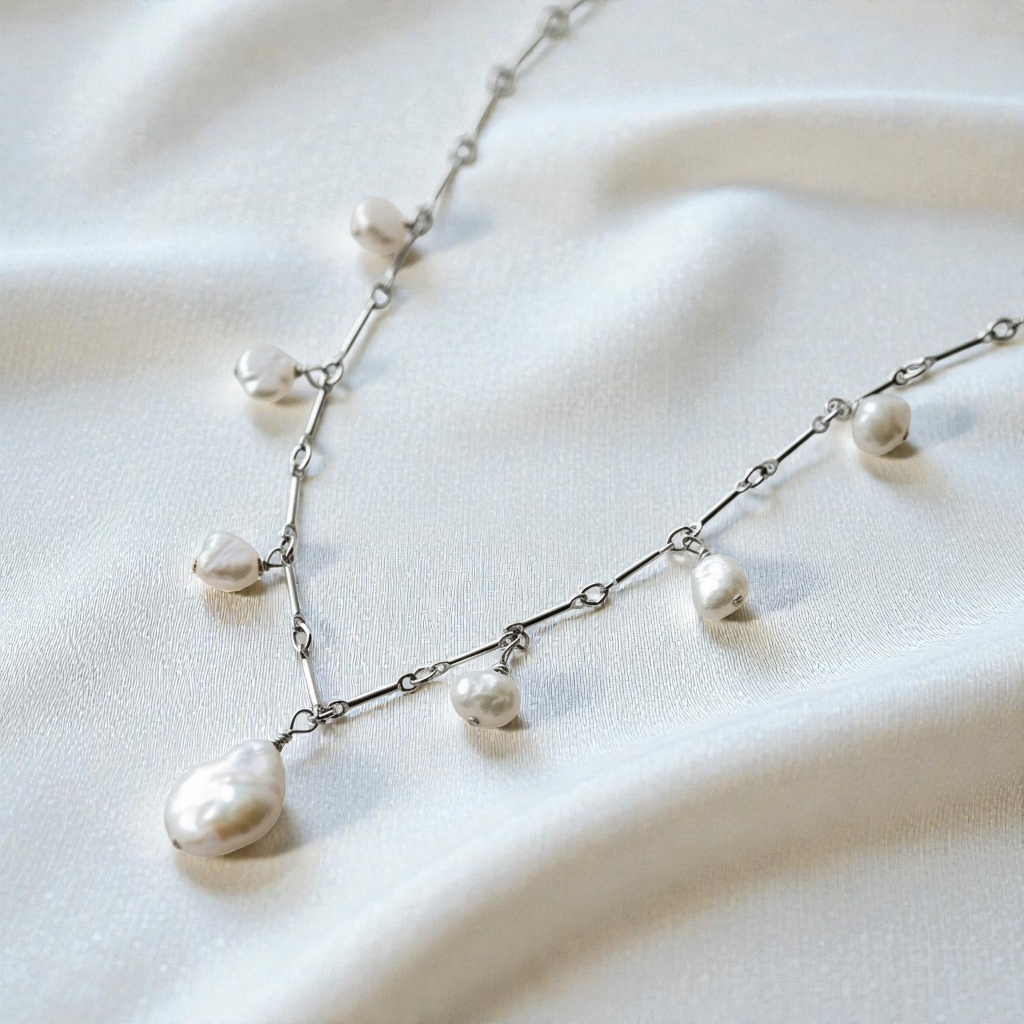 Tula Pearl Necklace - Wander + Lust Jewelry