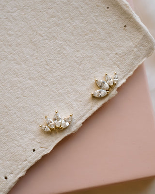 Dainty Gold Ear Climbers
