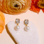 Amelia Pearl Drop Earrings - Wander + Lust Jewelry