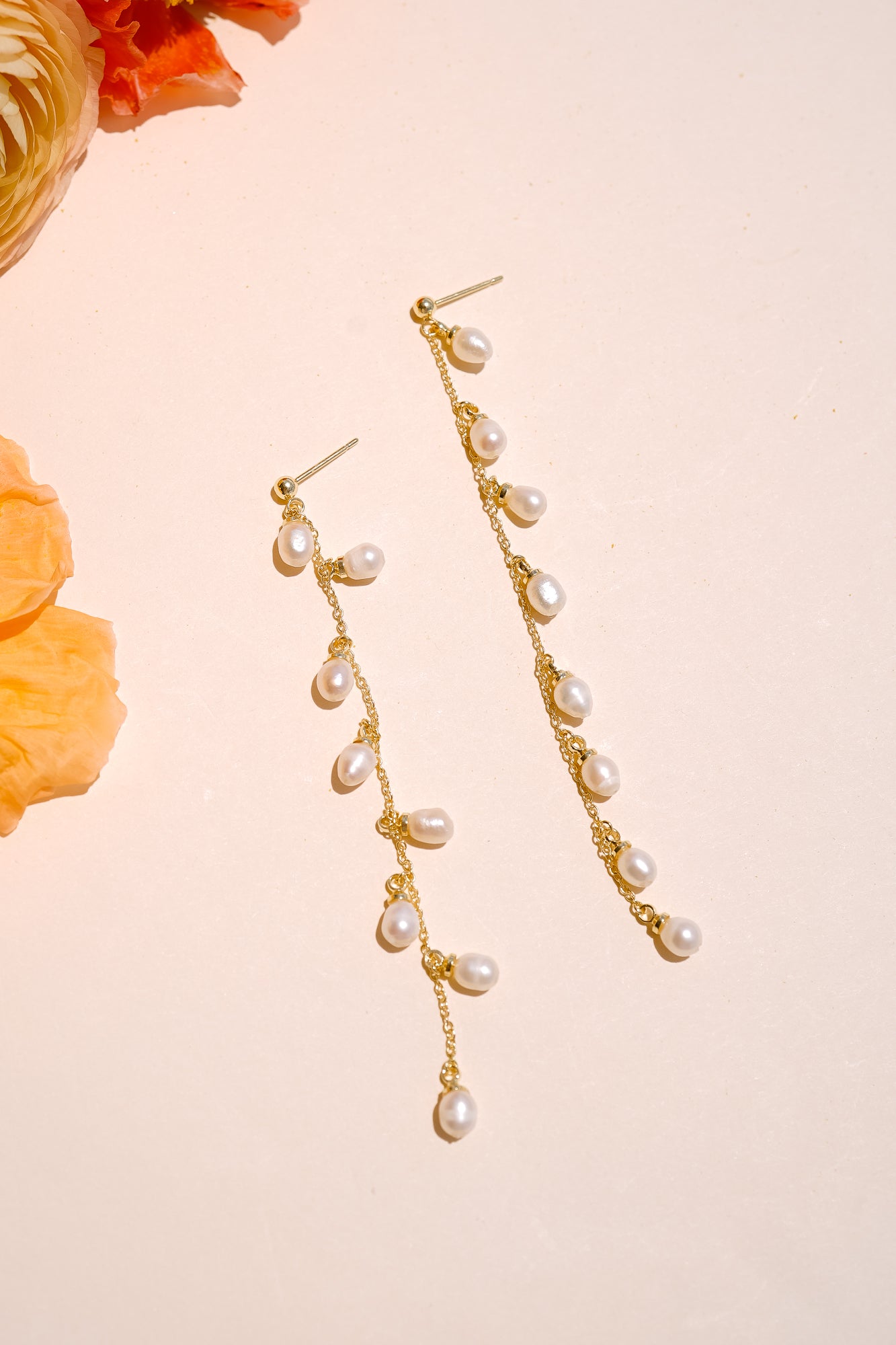 Whispering Pearl Drop Earrings - Wander + Lust Jewelry