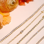 Georgina Pear Cut Tennis Bracelet - Wander + Lust Jewelry