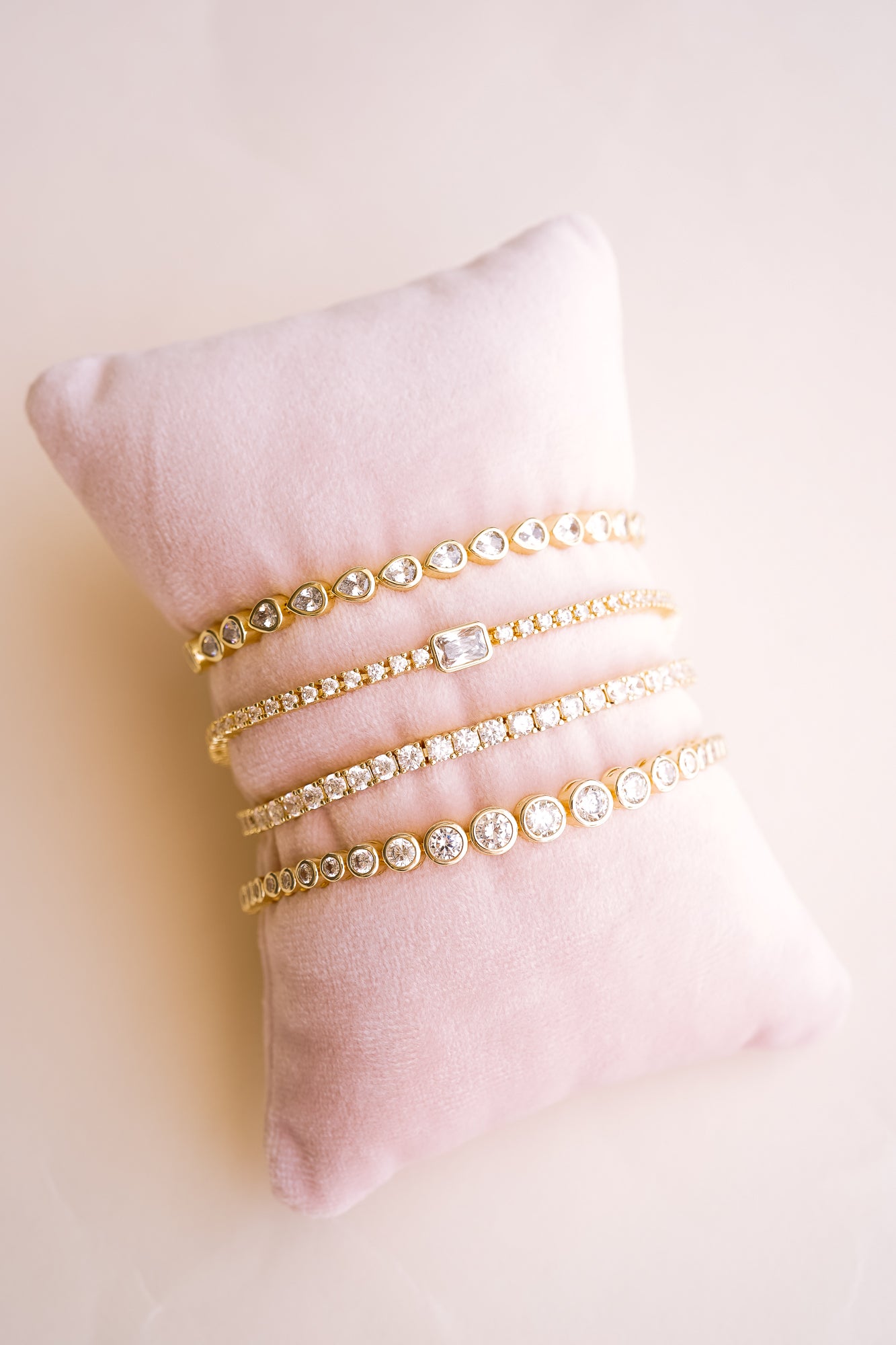 Georgina Pear Cut Tennis Bracelet - Wander + Lust Jewelry