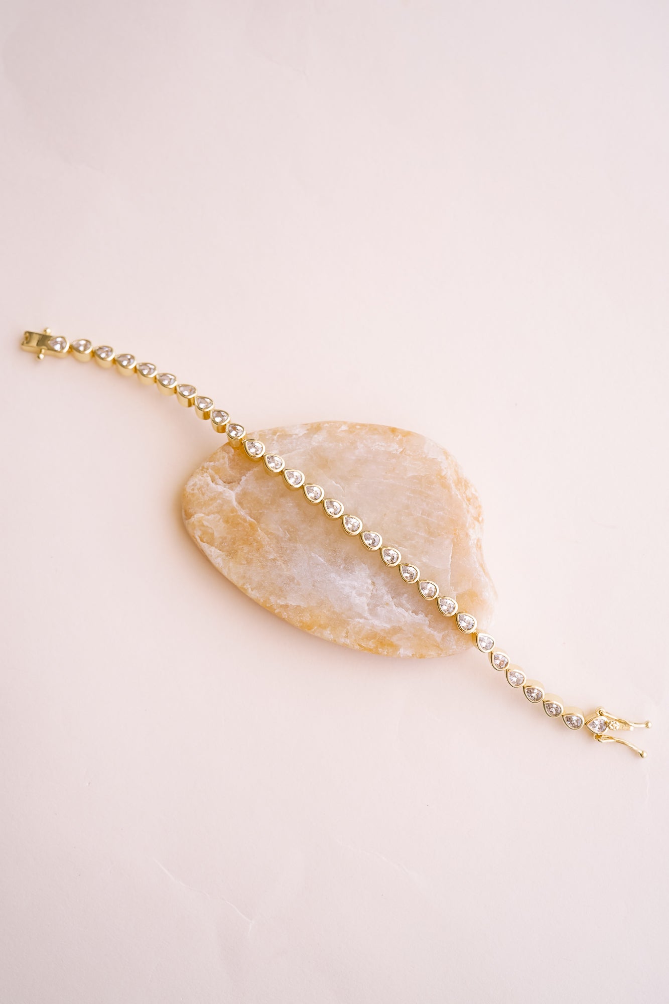 Georgina Pear Cut Tennis Bracelet - Wander + Lust Jewelry