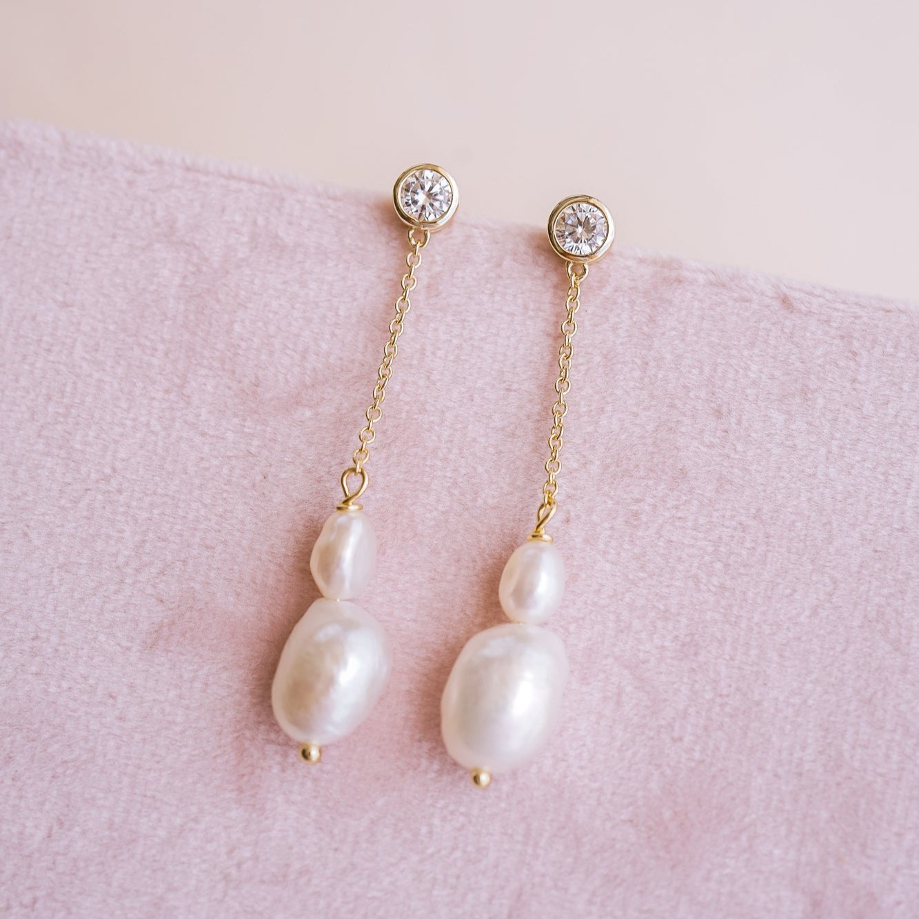 Cosette Pearl Dangle Earrings - Wander + Lust Jewelry