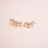 Georgina Pear Cut Ear Climber - Wander + Lust Jewelry