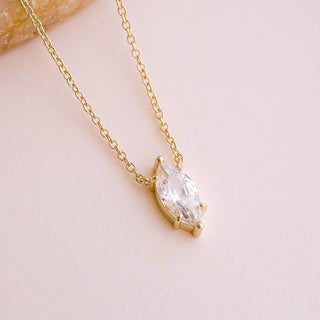 Bianca Brilliant Marquise Necklace