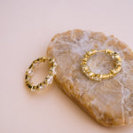 Georgina Pear Cut Sparkle Hoops - Wander + Lust Jewelry