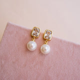 Amelia Pearl Drop Earrings - Wander + Lust Jewelry