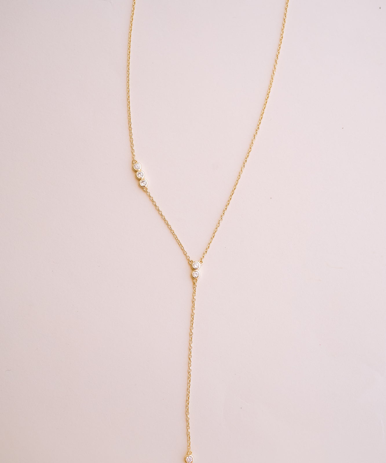 Noelle Waterfall Y Necklace
