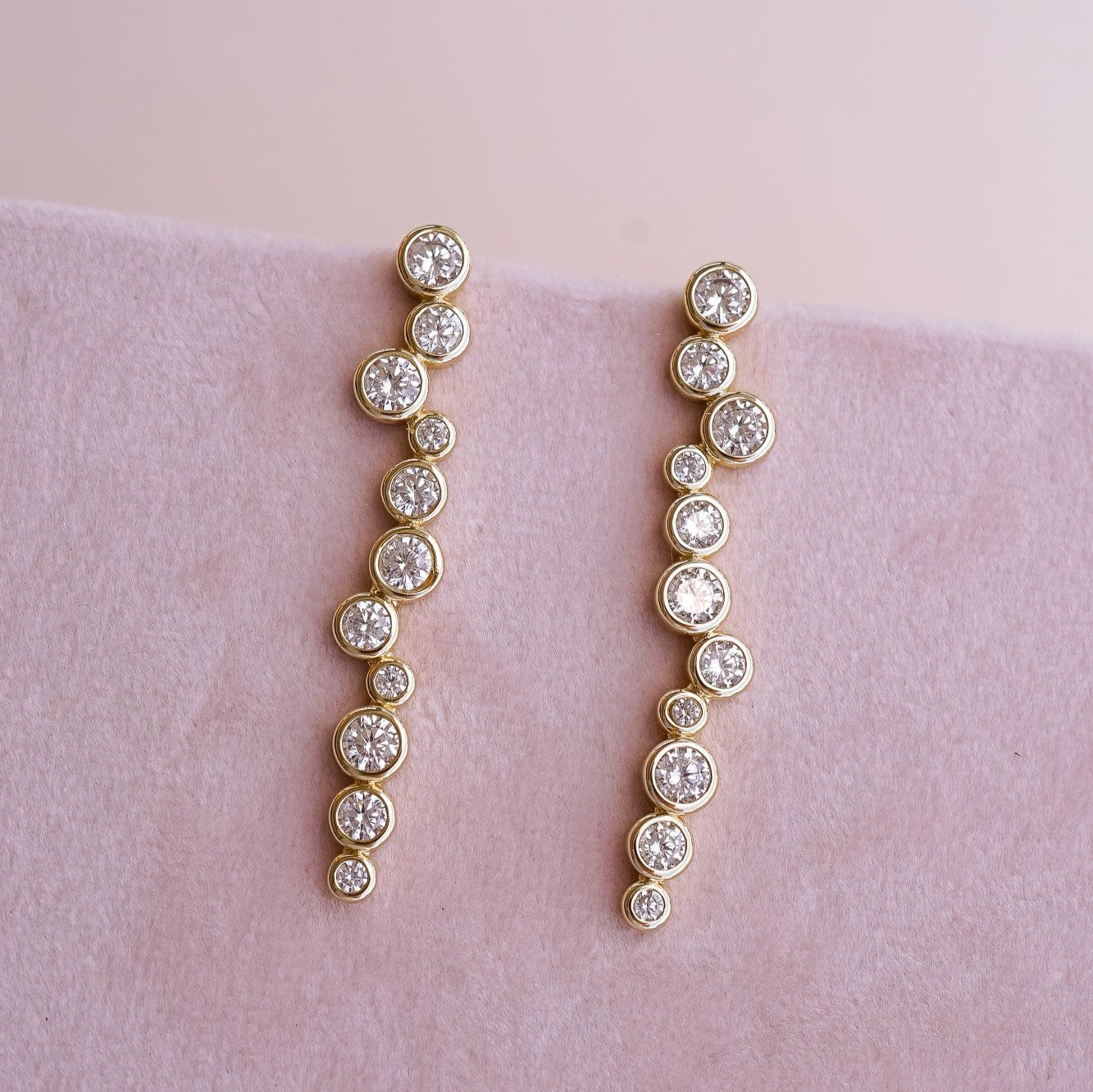 Celestial Cascade Drop Earrings - Wander + Lust Jewelry
