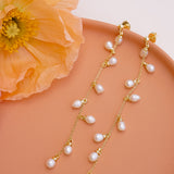 Whispering Pearl Drop Earrings - Wander + Lust Jewelry