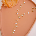 Whispering Pearl Lariat Necklace - Wander + Lust Jewelry