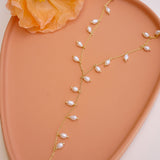Whispering Pearl Lariat Necklace - Wander + Lust Jewelry
