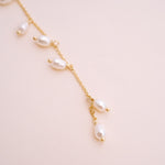 Whispering Pearl Lariat Necklace - Wander + Lust Jewelry