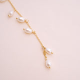 Whispering Pearl Lariat Necklace - Wander + Lust Jewelry
