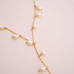 Whispering Pearl Lariat Necklace - Wander + Lust Jewelry