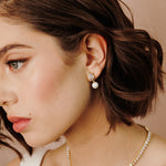Amelia Pearl Drop Earrings - Wander + Lust Jewelry