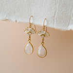 Aria Moonstone Earrings - Wander + Lust Jewelry