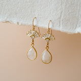 Aria Moonstone Earrings - Wander + Lust Jewelry