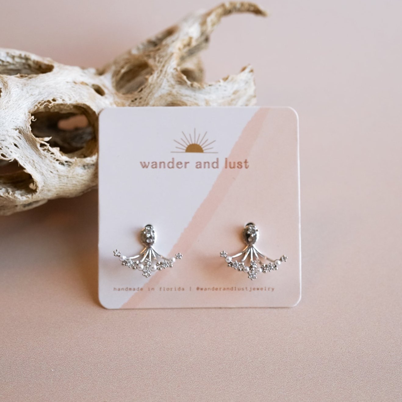 Gwyneth Pearl Ear Jackets - Wander + Lust Jewelry