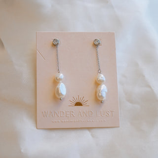 Cosette Pearl Dangle Earrings