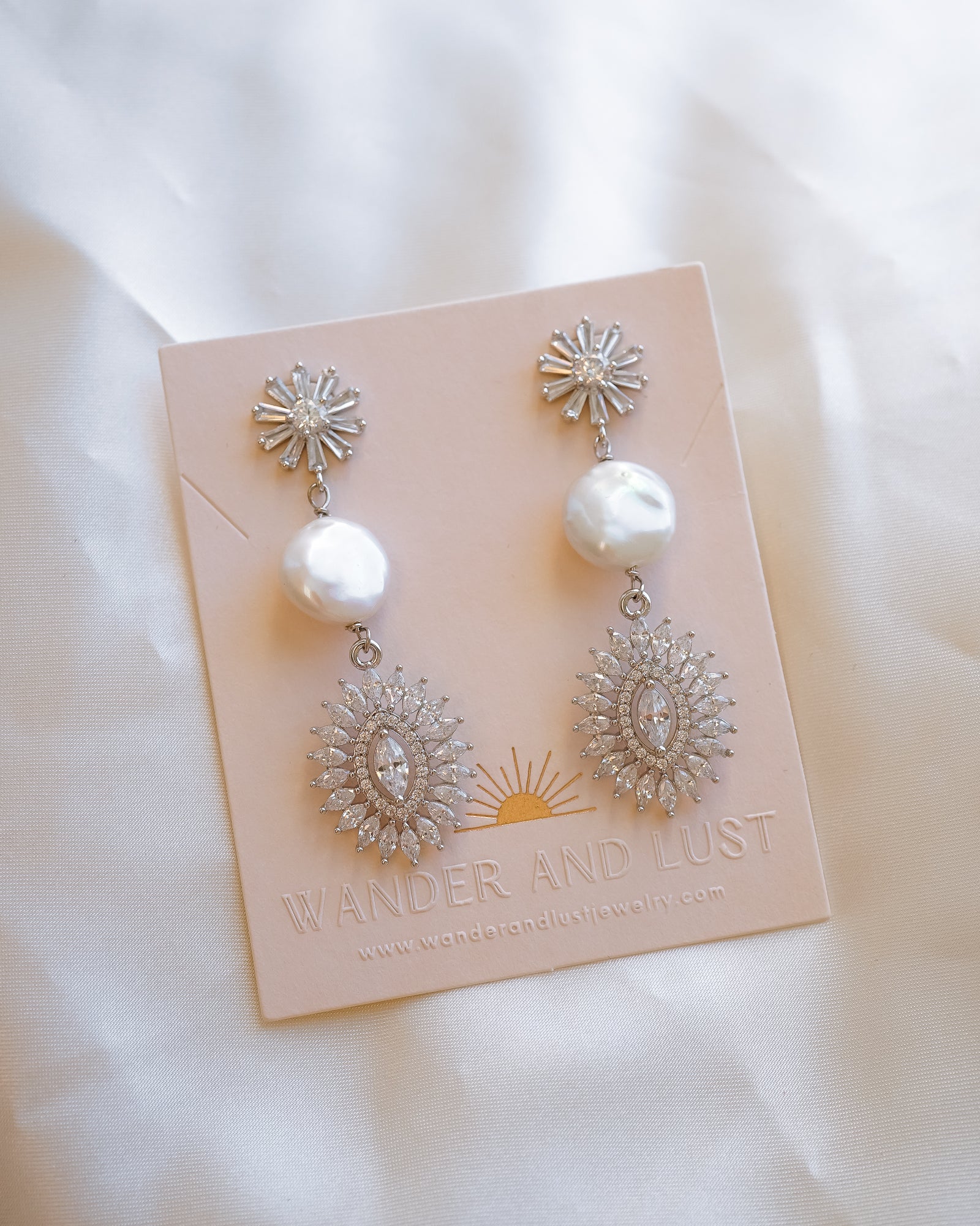 Greta Pearl Earrings - Wander + Lust Jewelry