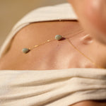Laguna Aquamarine Lariat Necklace - Wander + Lust Jewelry