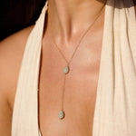 Laguna Aquamarine Lariat Necklace - Wander + Lust Jewelry