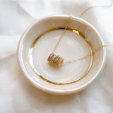 Collier à superposer avec breloque pierre de naissance