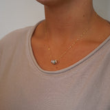 Collier à superposer avec breloque pierre de naissance