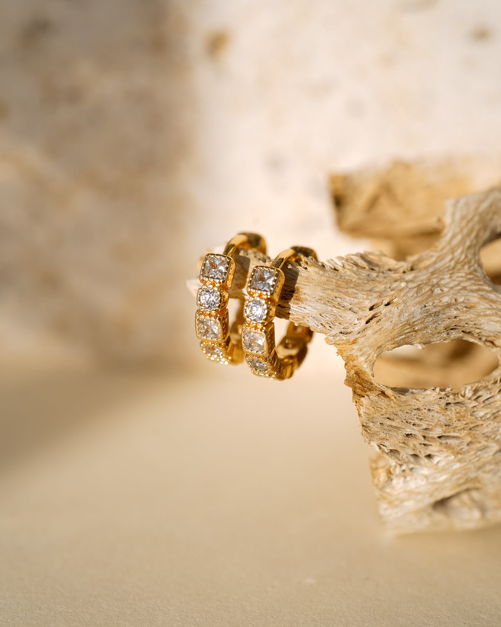 Rae Geometric Huggies - Wander + Lust Jewelry