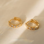 Rae Geometric Huggies - Wander + Lust Jewelry