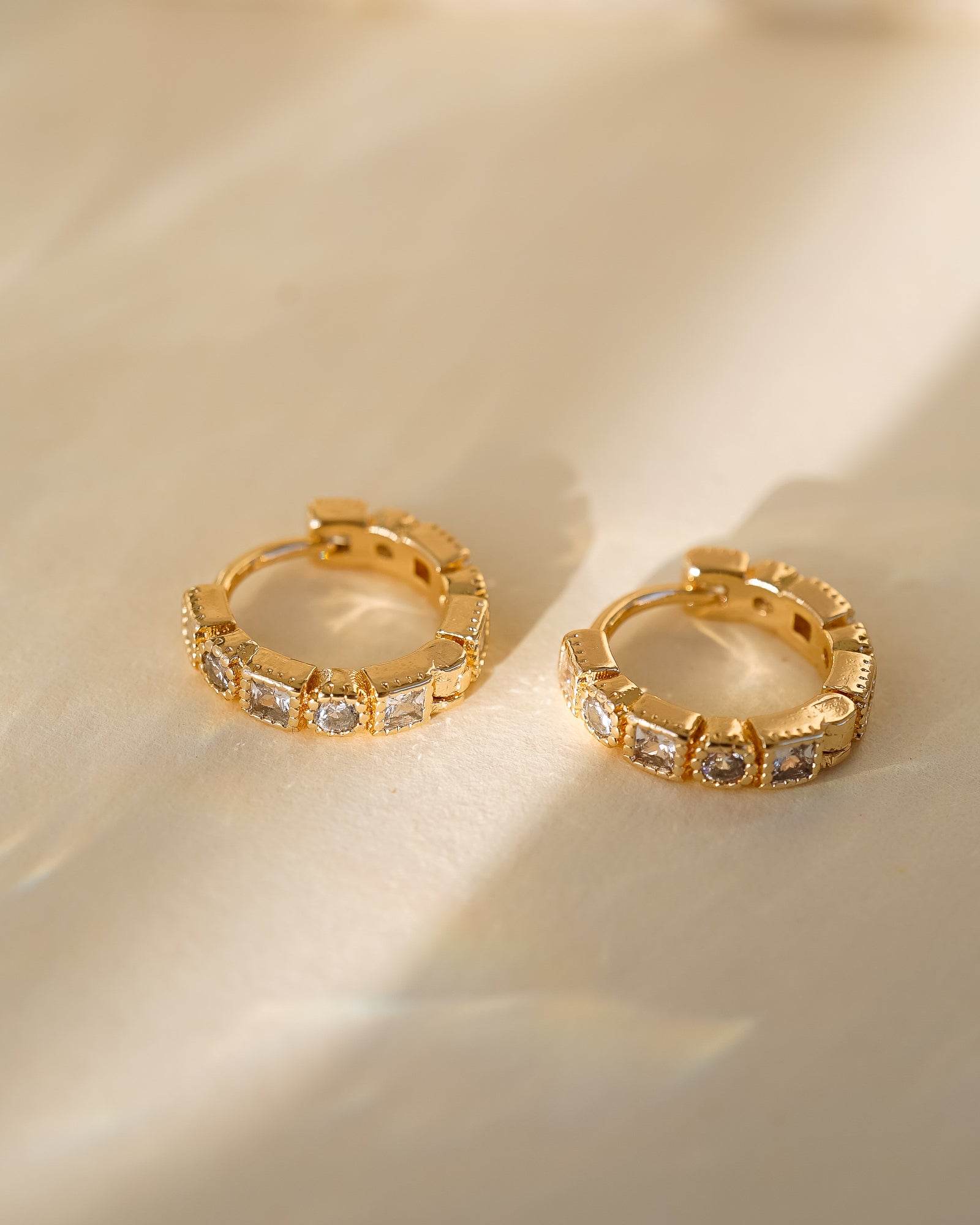 Rae Geometric Huggies - Wander + Lust Jewelry